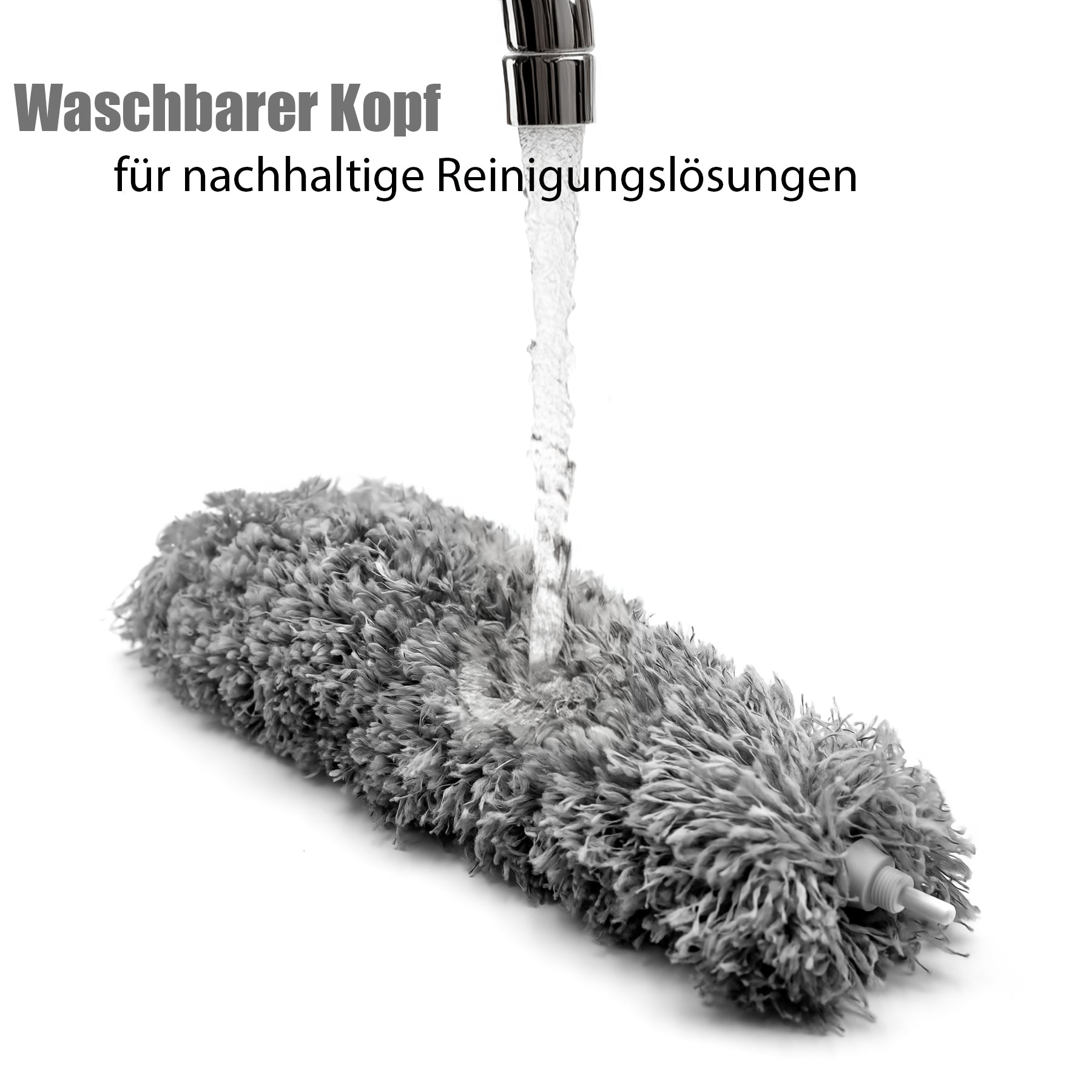 BigDean Bad & Reinigung Staubwedel Teleskop 254 cm waschbar