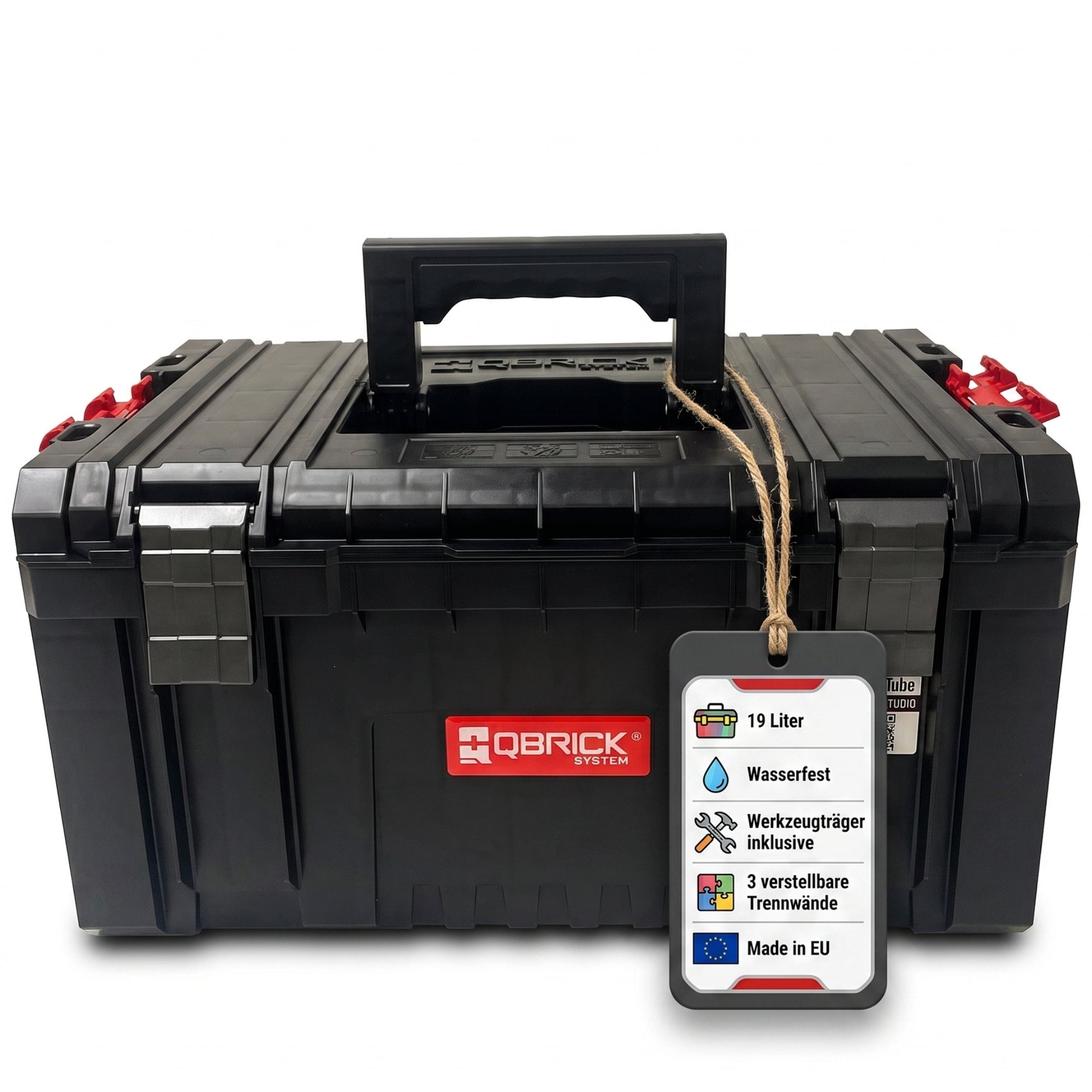 BigDean Werkzeug Qbrick Toolbox 2.0 19L modular 450mm