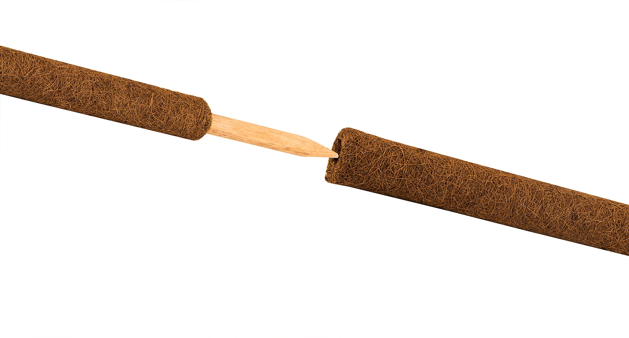 BigDean Garten Pflanzstab Kokos 110cm Rankhilfe Natur