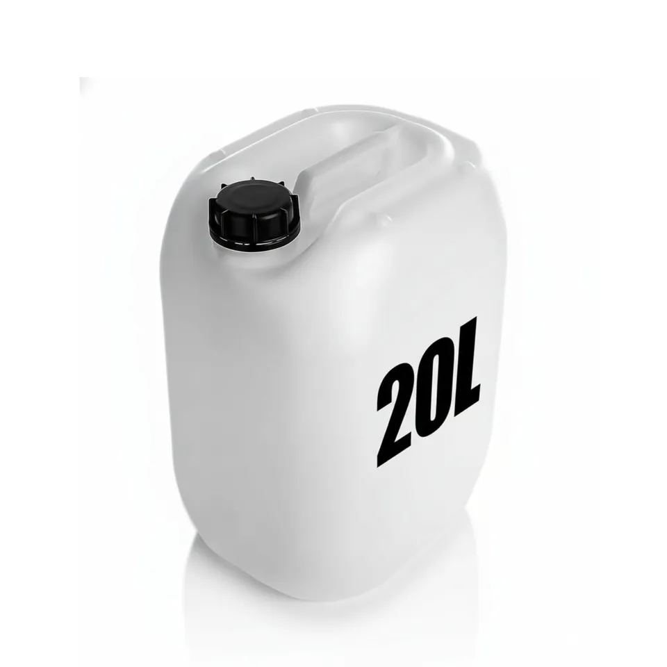BigDean Wasserkanister 20L naturweiß mit Hahn BPA-frei
