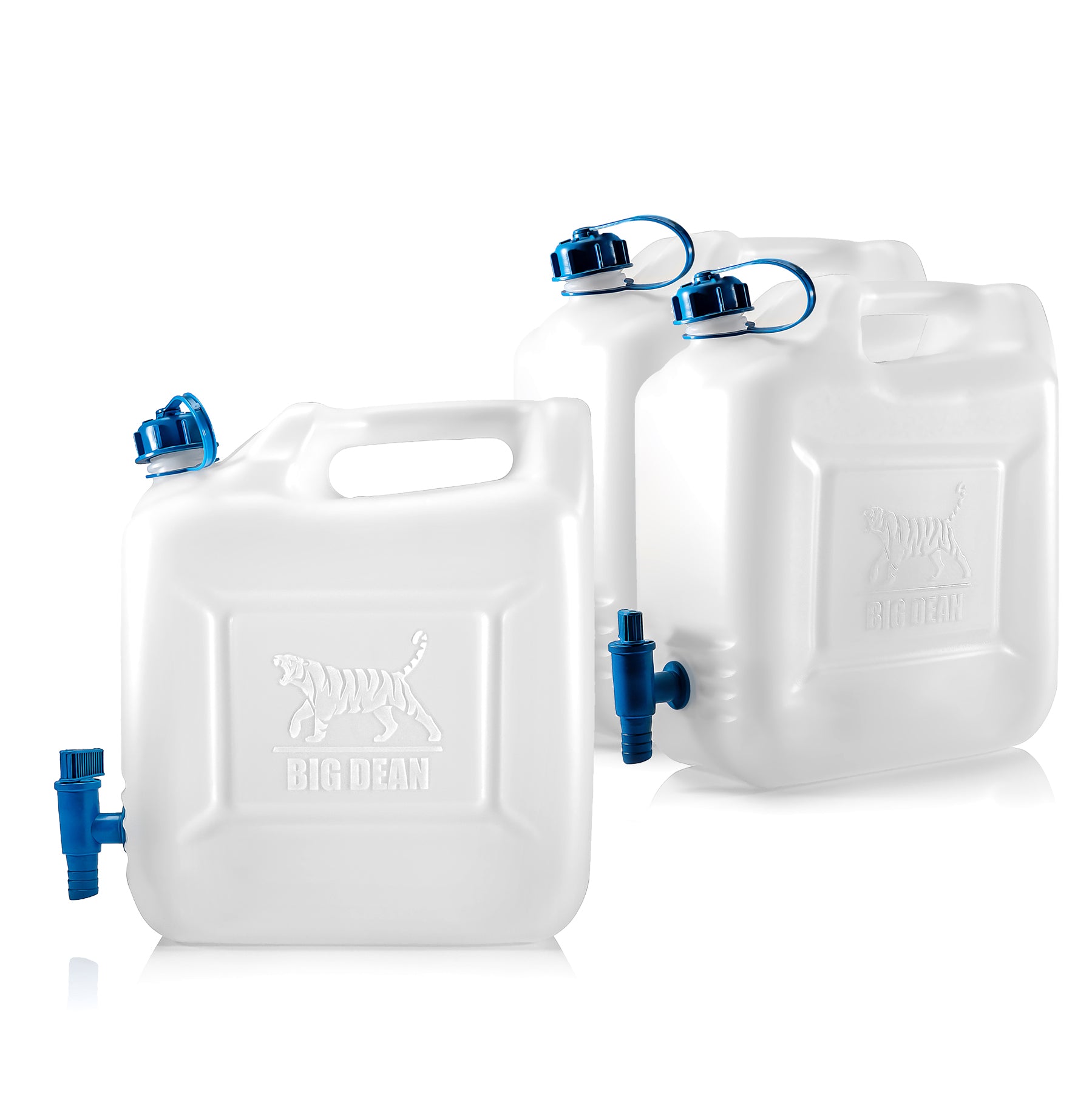 BigDean Haushalt & Alltag Wasserkanister 12l 3er mit Hahn