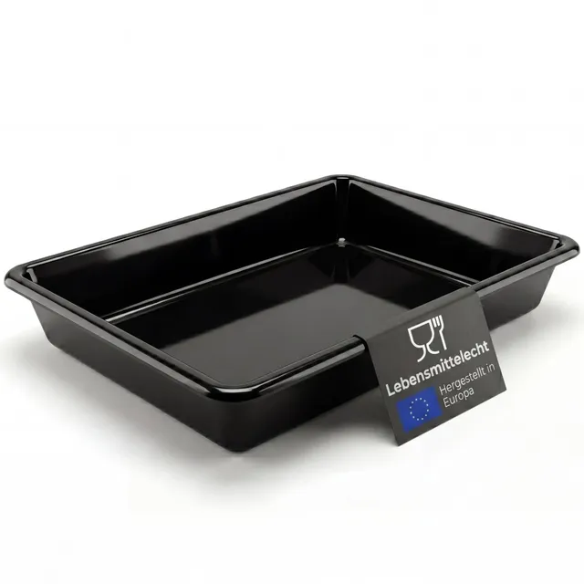 BigDean Wanne 54x40x8,8cm 13 Liter lebensmittelecht Kunststoff