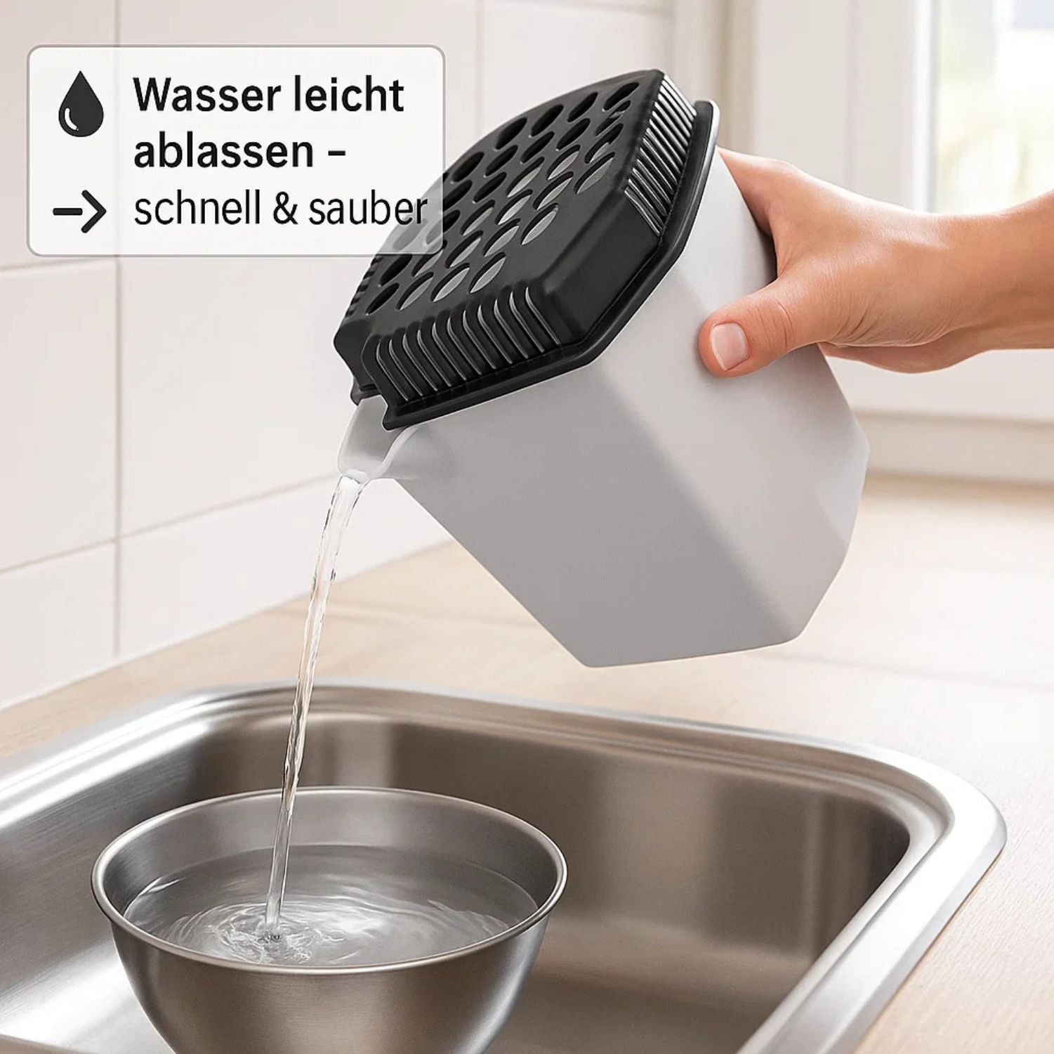 BigDean Raumentfeuchter Maxi ohne Strom 3 Stück mit Granulat 680g