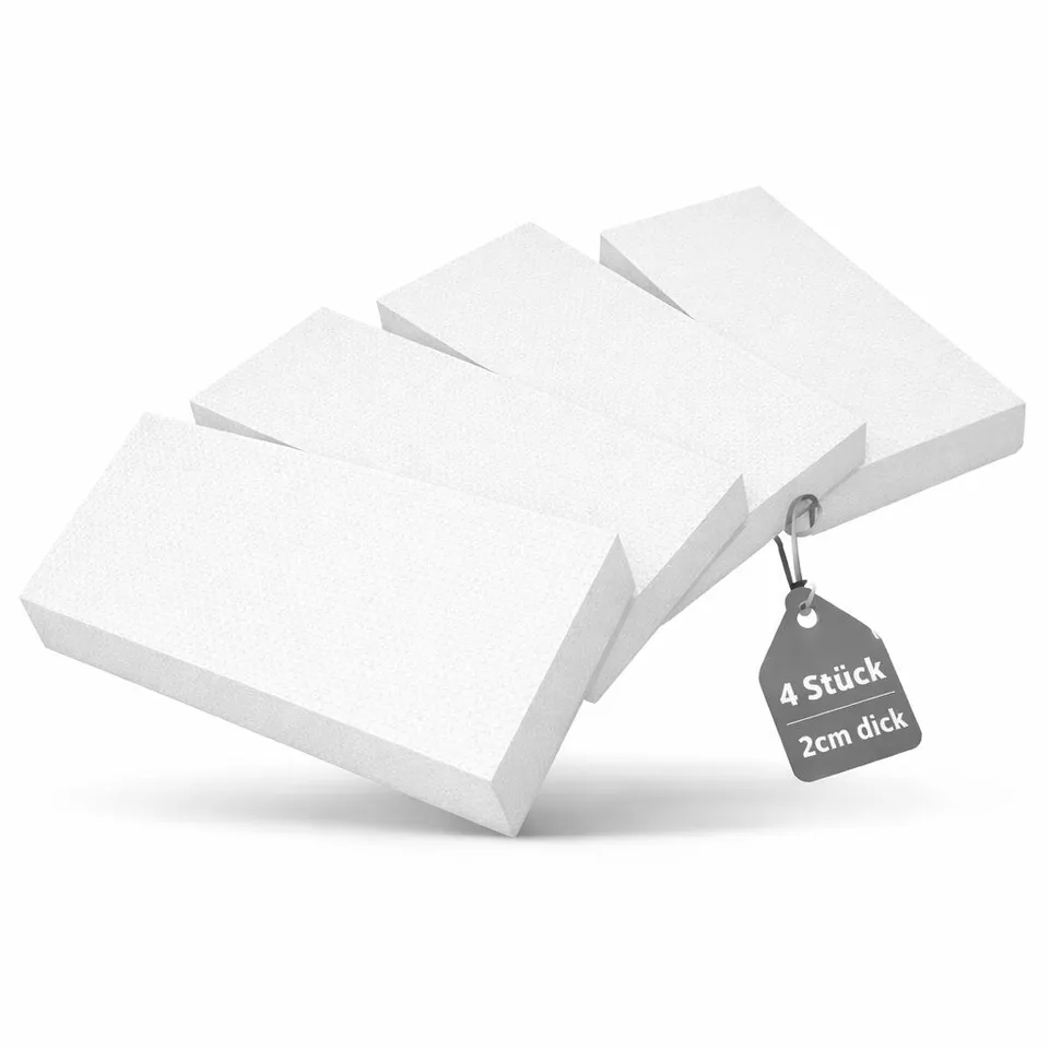 BigDean Haushalt Garagen Wandschutz selbstklebend 4x Weiß