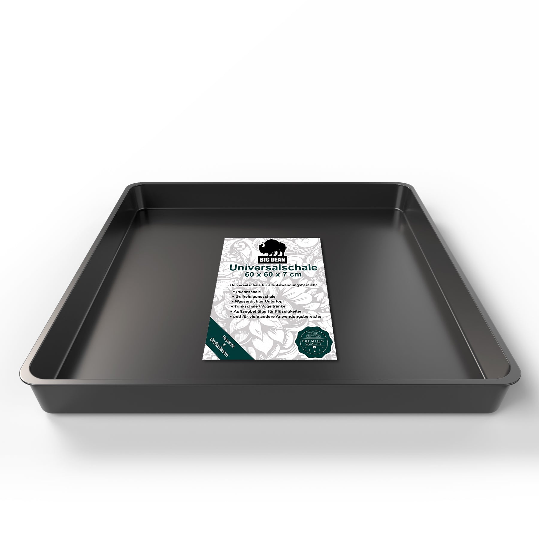 BigDean Werkzeug Allzweckwanne 60x60x7 cm Kunststoffwanne