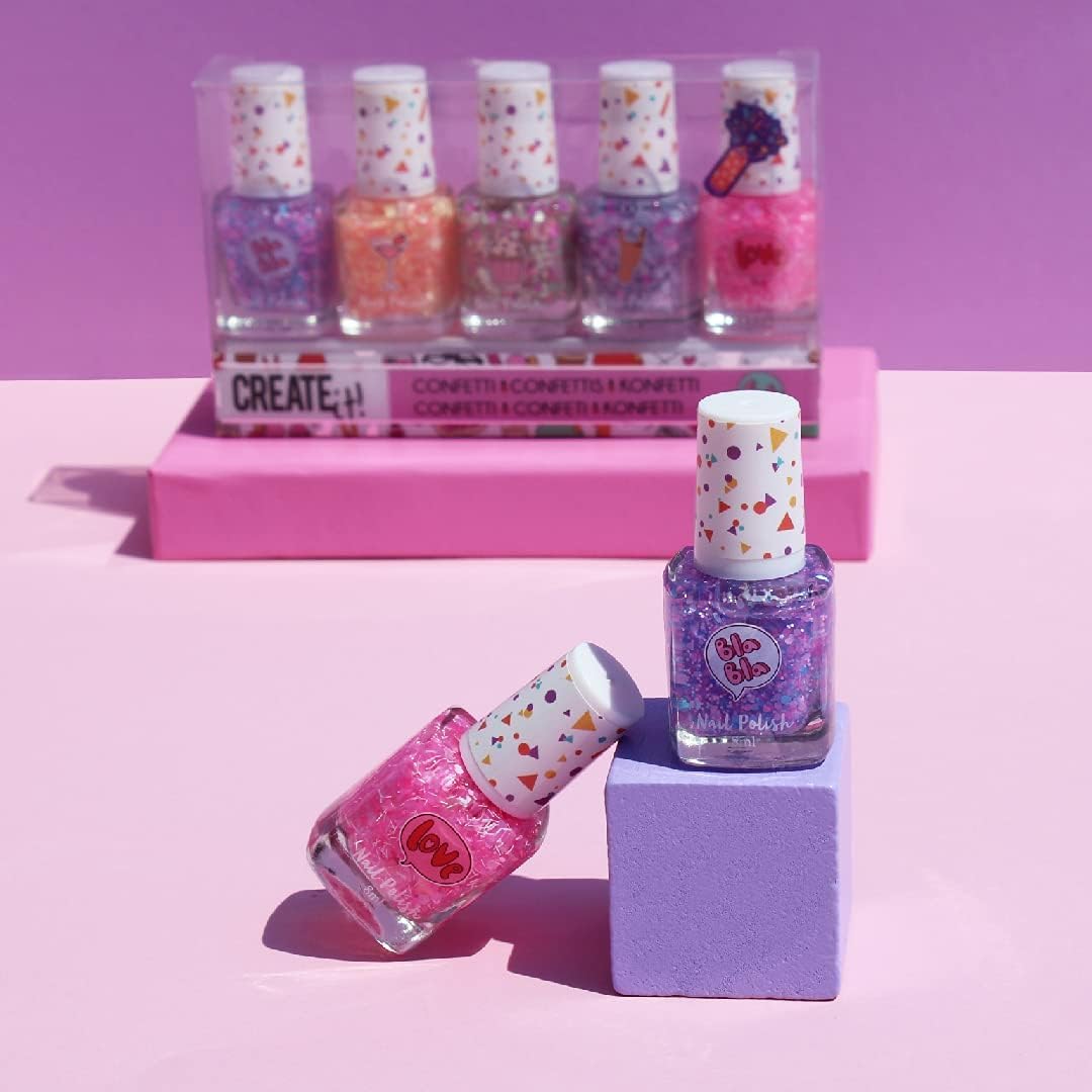 Create It Makeup Nagellack Confetti 5er Glitzer