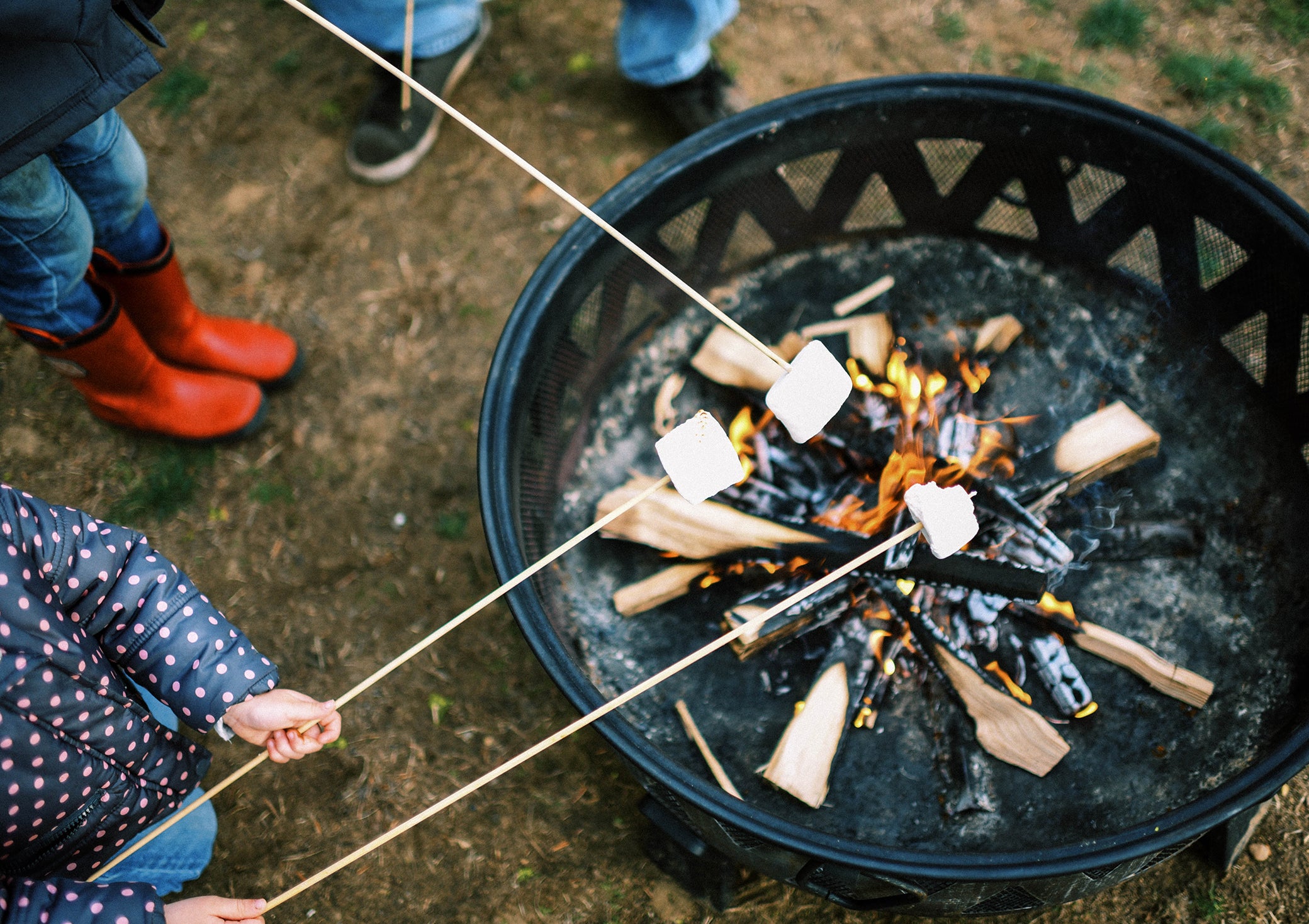 BigDean Garten & Außenbereich 100 Lagerfeuerspieße 90 cm Bambus