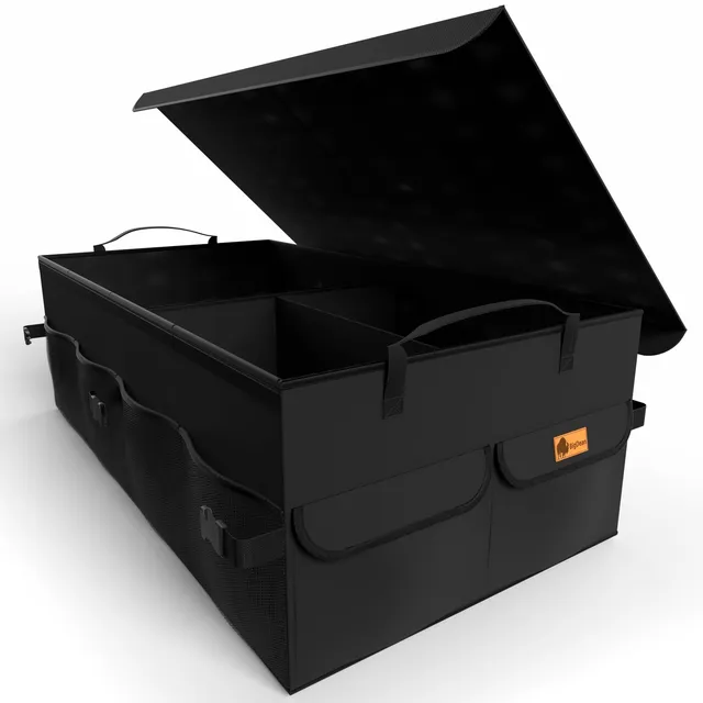 BigDean Haushalt & Alltag Kofferraum Organizer faltbar mit Deckel