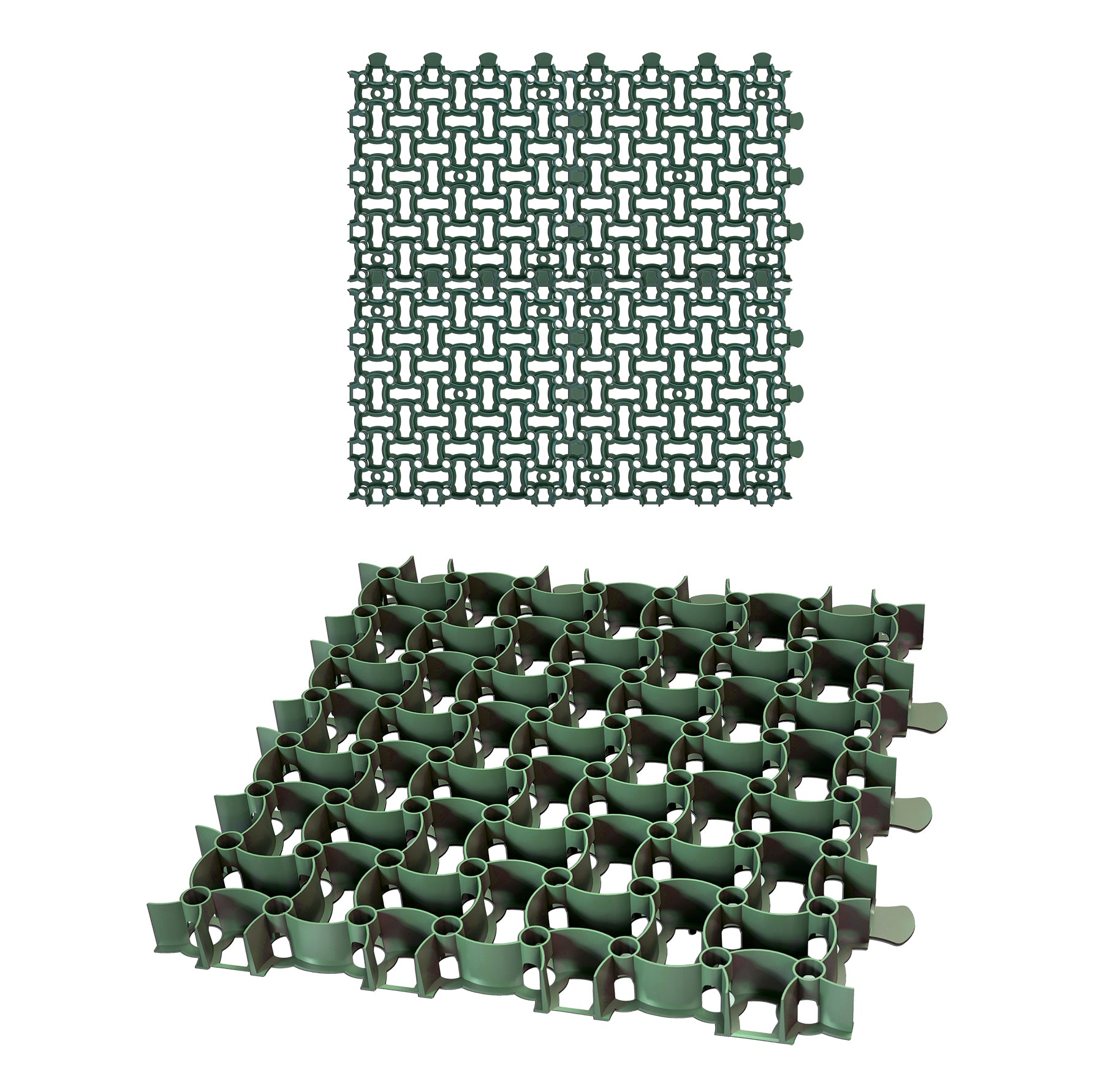 BigDean Rasengitter 50x50 Paddockplatte grün 4 Stück 1m² befahrbar