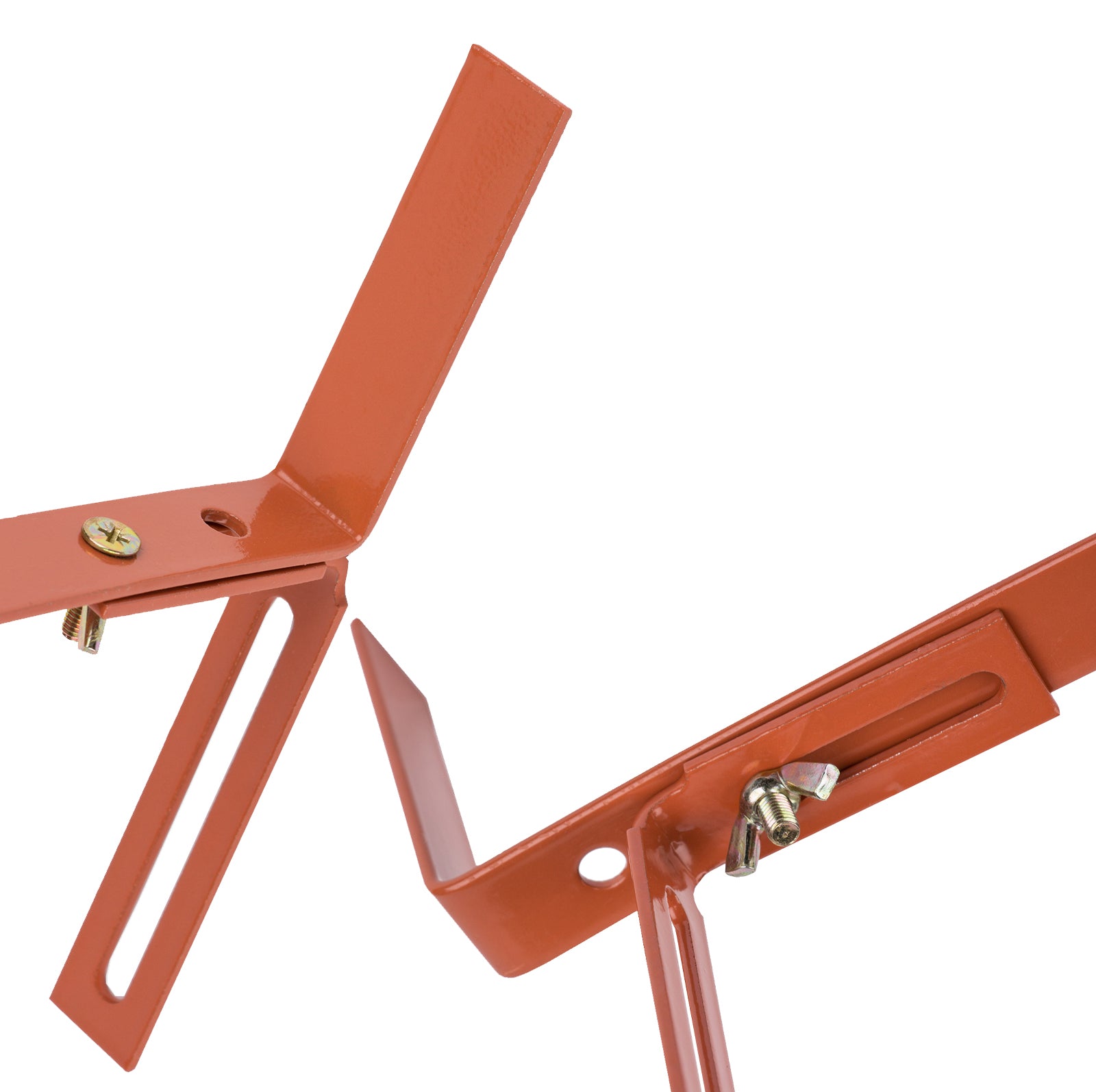 BigDean Blumenkastenhalter terrakotta H-Form 2 Stück