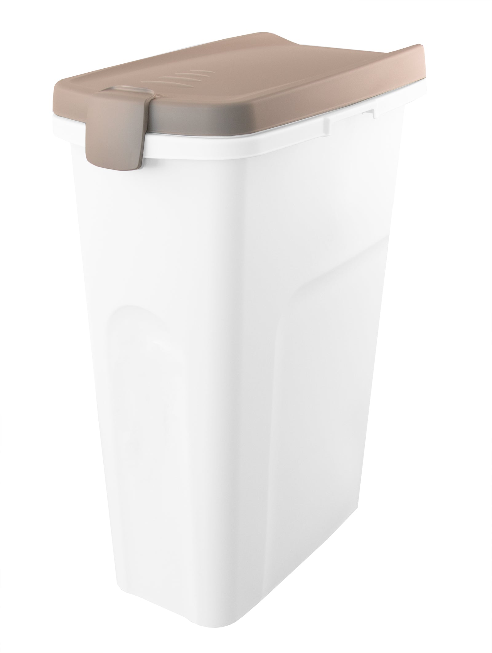 BigDean Haushalt & Alltag Futterbehälter 40 Liter Grau mit Rollen