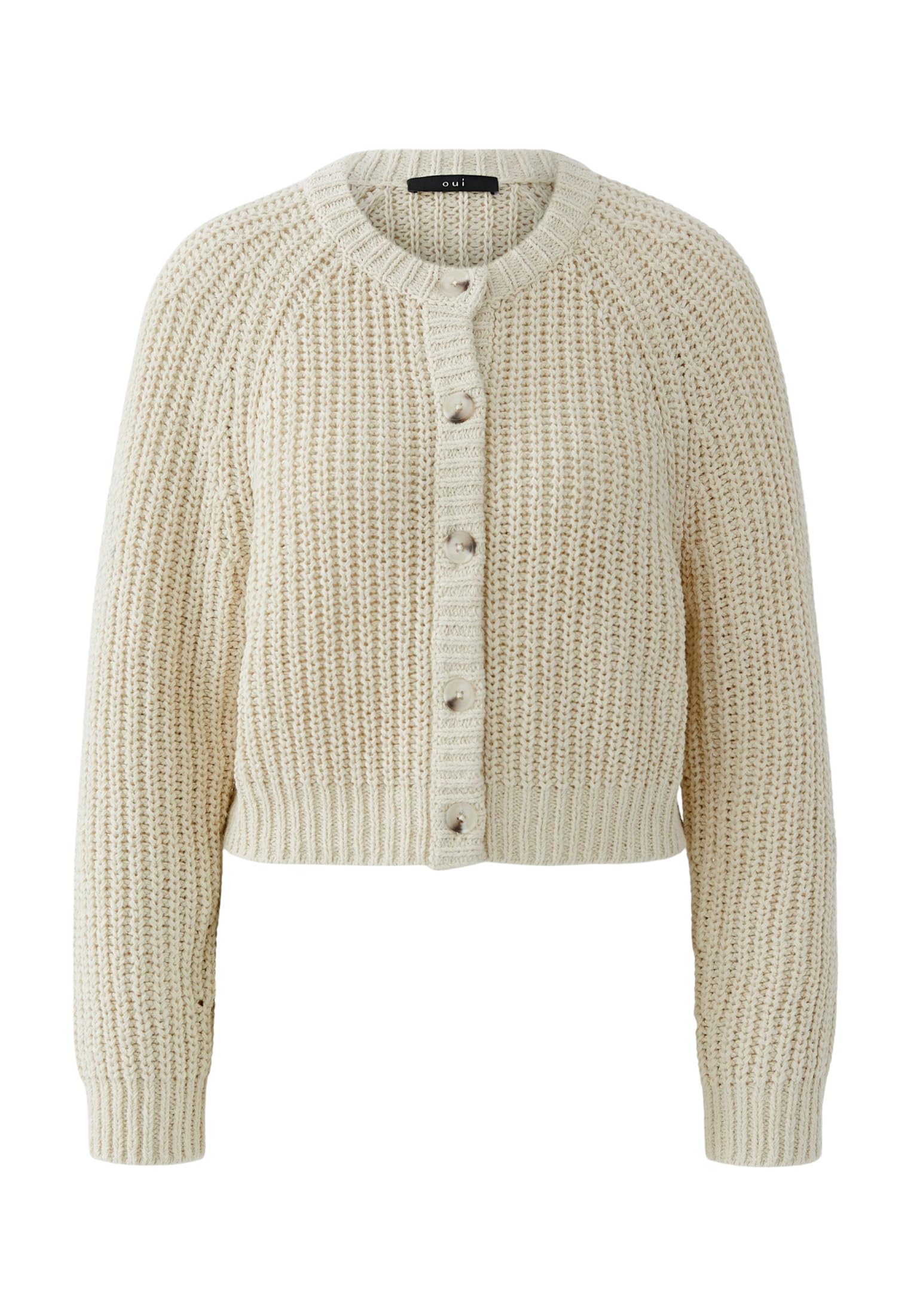 OUI Pullover Strickjacke Uni lässig für Damen