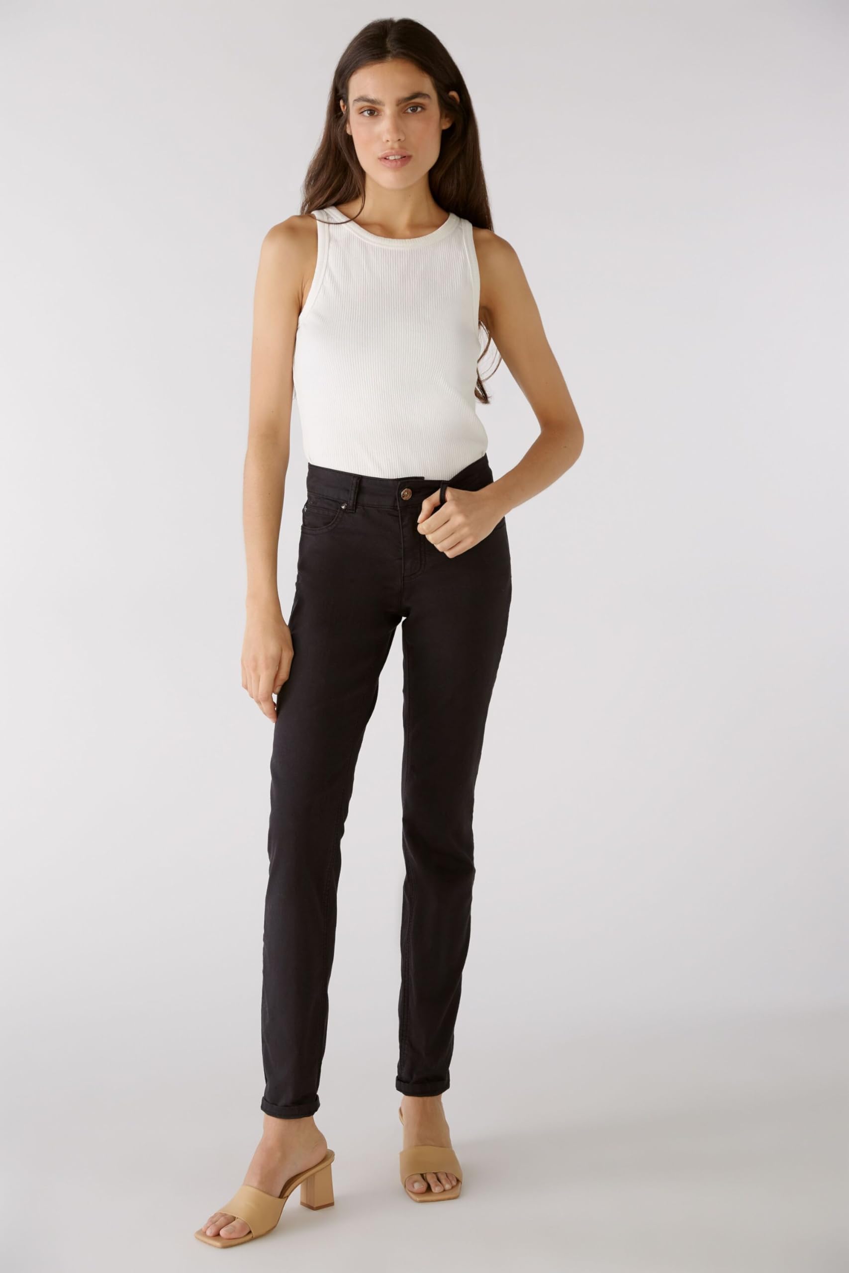 Oui FILIZ Top Damen Viskose Optic White 38