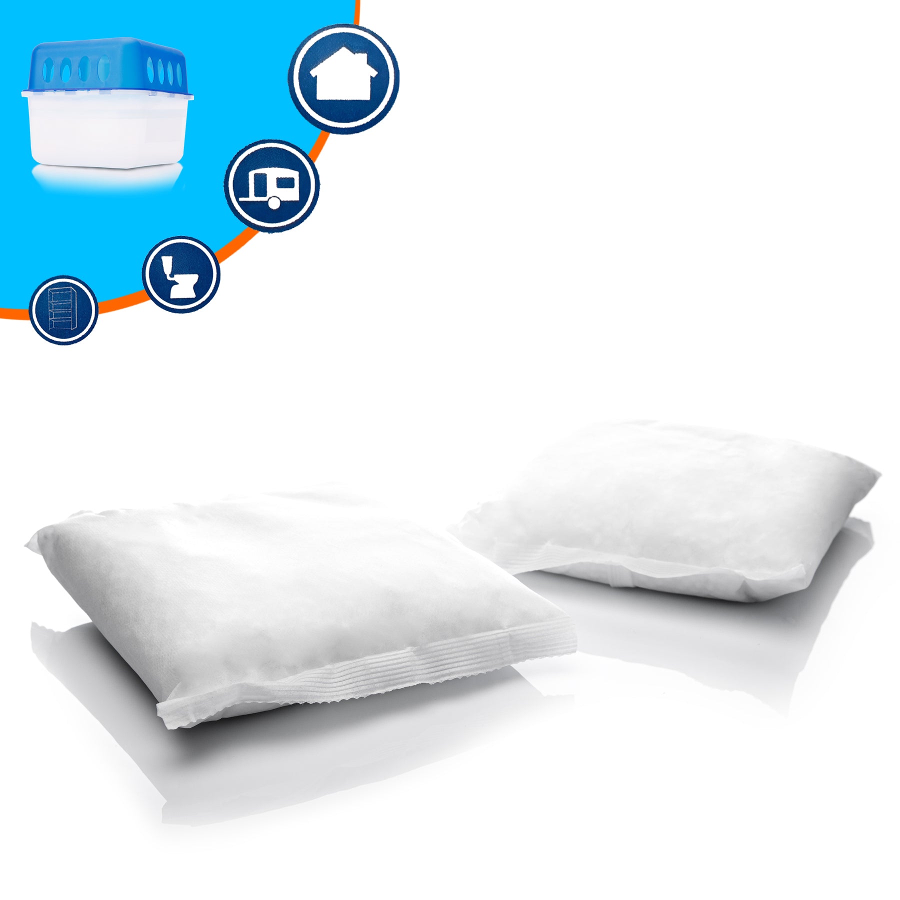 BigDean Luftentfeuchter Nachfüllpack 12x400g Granulat Beutel