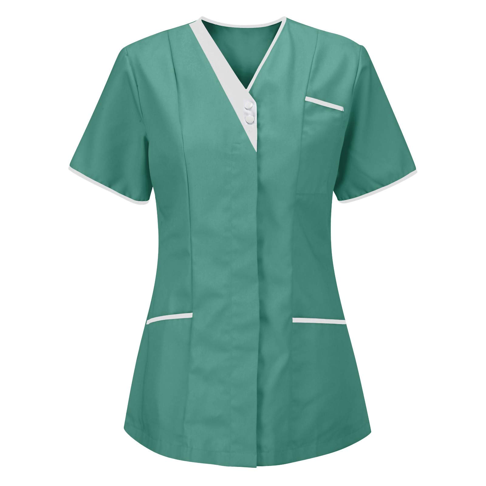 Luadnysin Workwear Kasack Pflege Mint Green M Kurzarm
