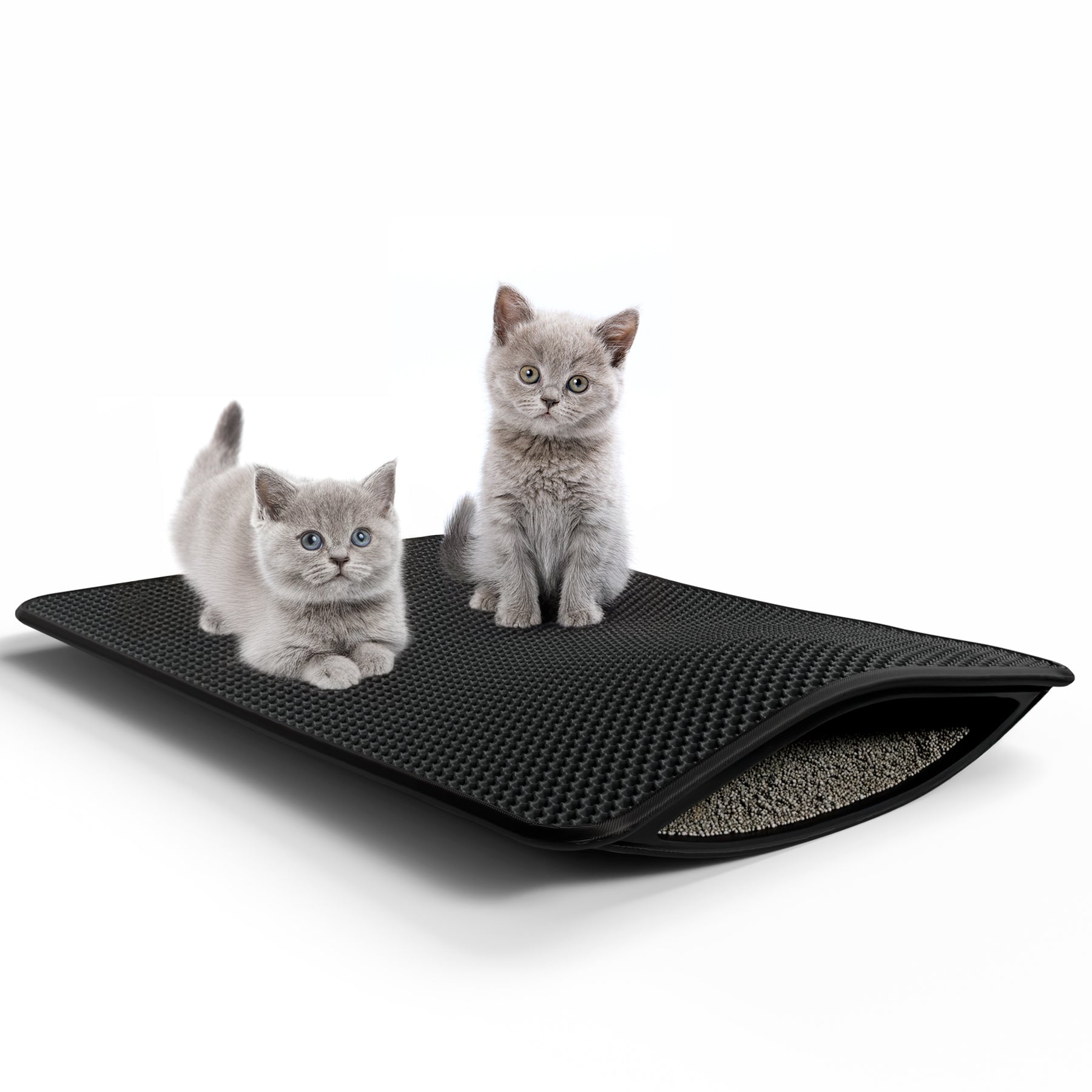 BigDean Haushalt & Alltag Katzenklo Matte 61x38 cm kratzfest