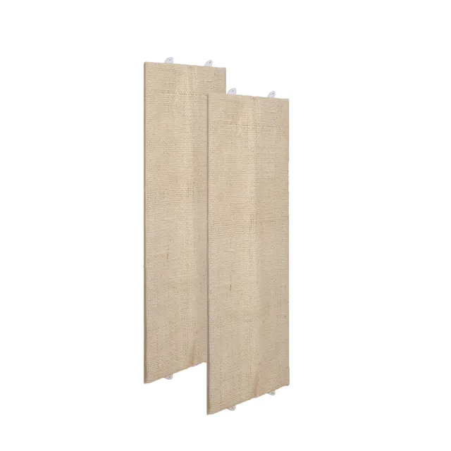 BigDean Kratzbrett Katze Wand Sisal 80 cm 2er Set