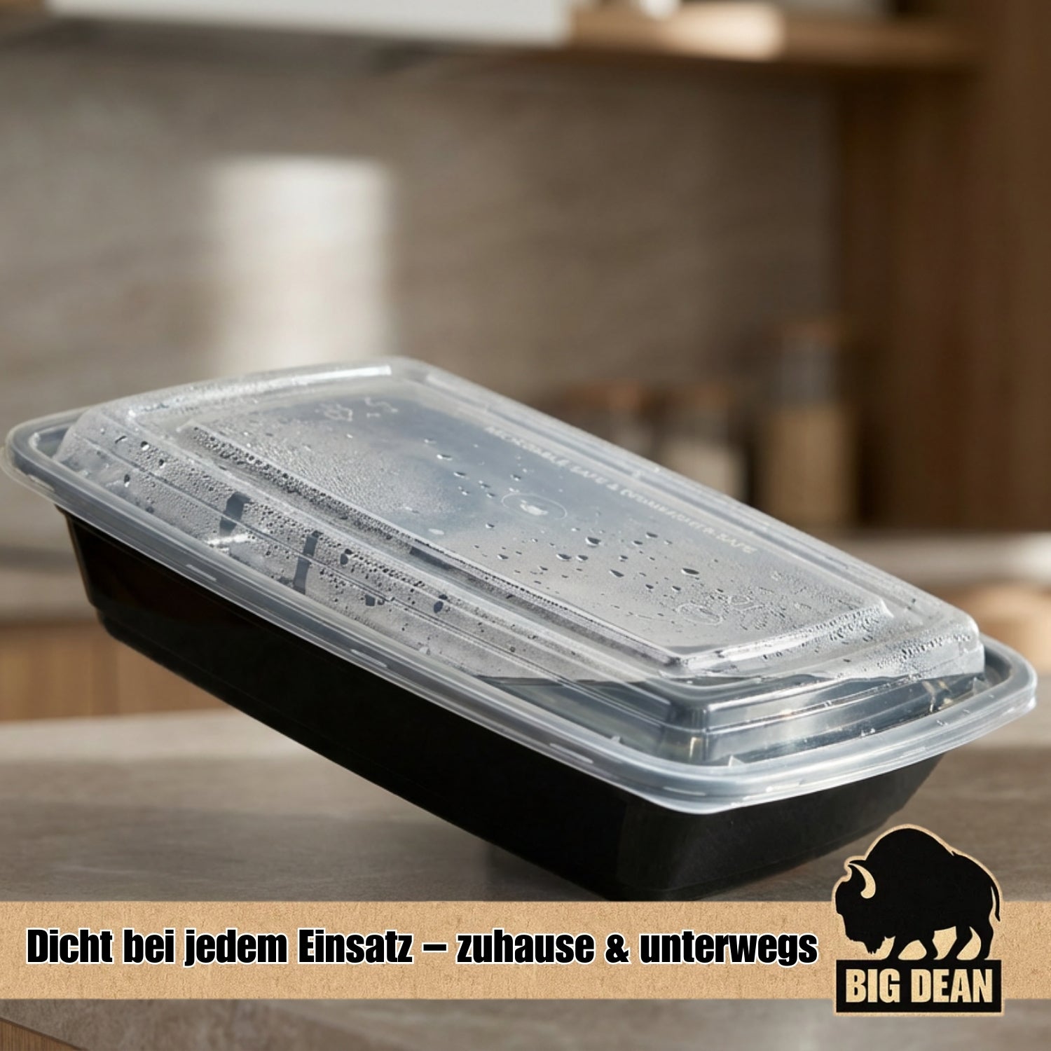 BigDean Küche & Vorrat Meal Prep Boxen 10 Stück BPA-frei