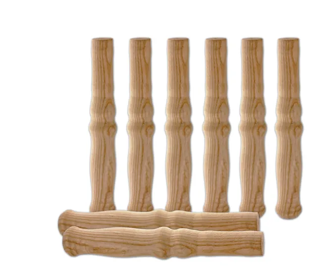 BigDean Garten Holzgriffe 8er 23,5cm Schubkarre Sackkarre
