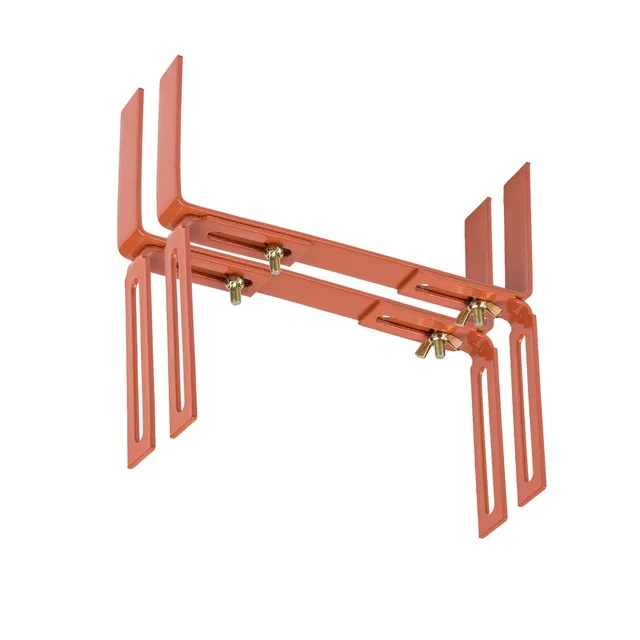 BigDean Blumenkastenhalter terrakotta H-Form 2 Stück