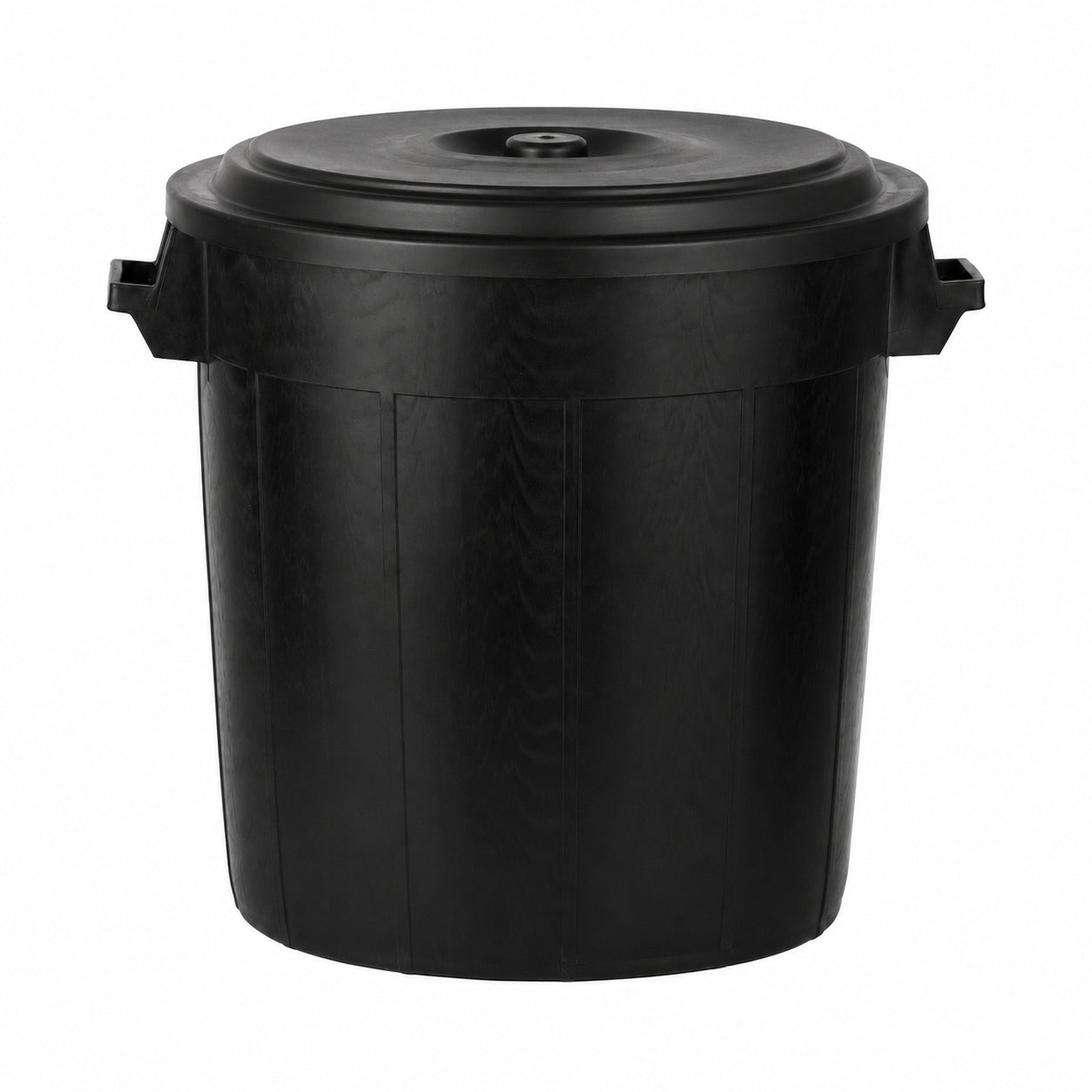 BigDean Haushalt Universaltonne 50 Liter Schwarz mit Deckel