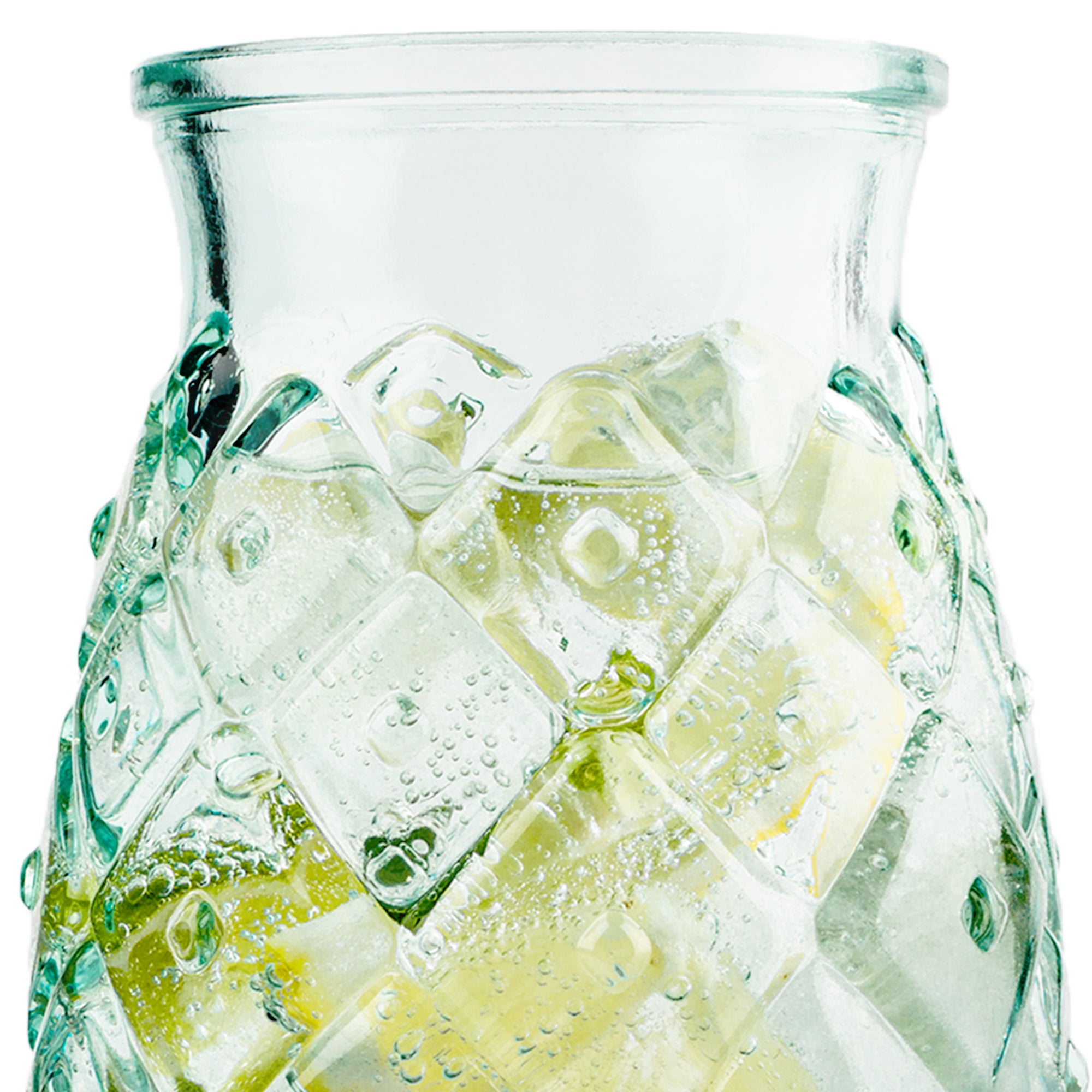BigDean Trinkgläser Ananas 700 ml 4er Set Recyclingglas