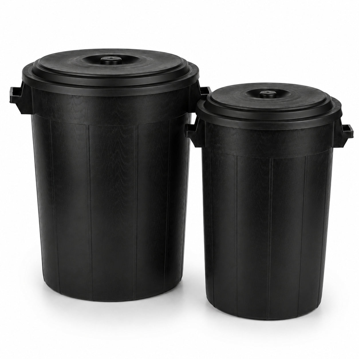 BigDean Universaltonne 100L+70L Set Allzweck Tonne mit Deckel