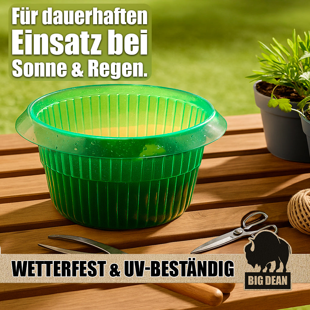 BigDean Garten Schneckenkragen 12er Set Bio PET wiederverwendbar