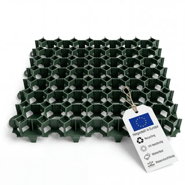 BigDean Rasengitter 50x50x4 cm grün befahrbar 4 Stück