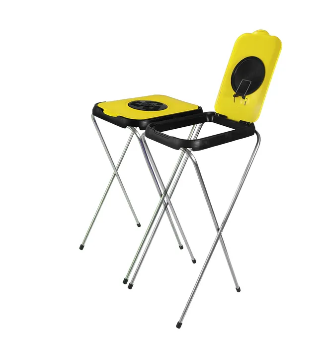 BigDean SwingFix Muellsackstaender 120L Gelb 2er Set