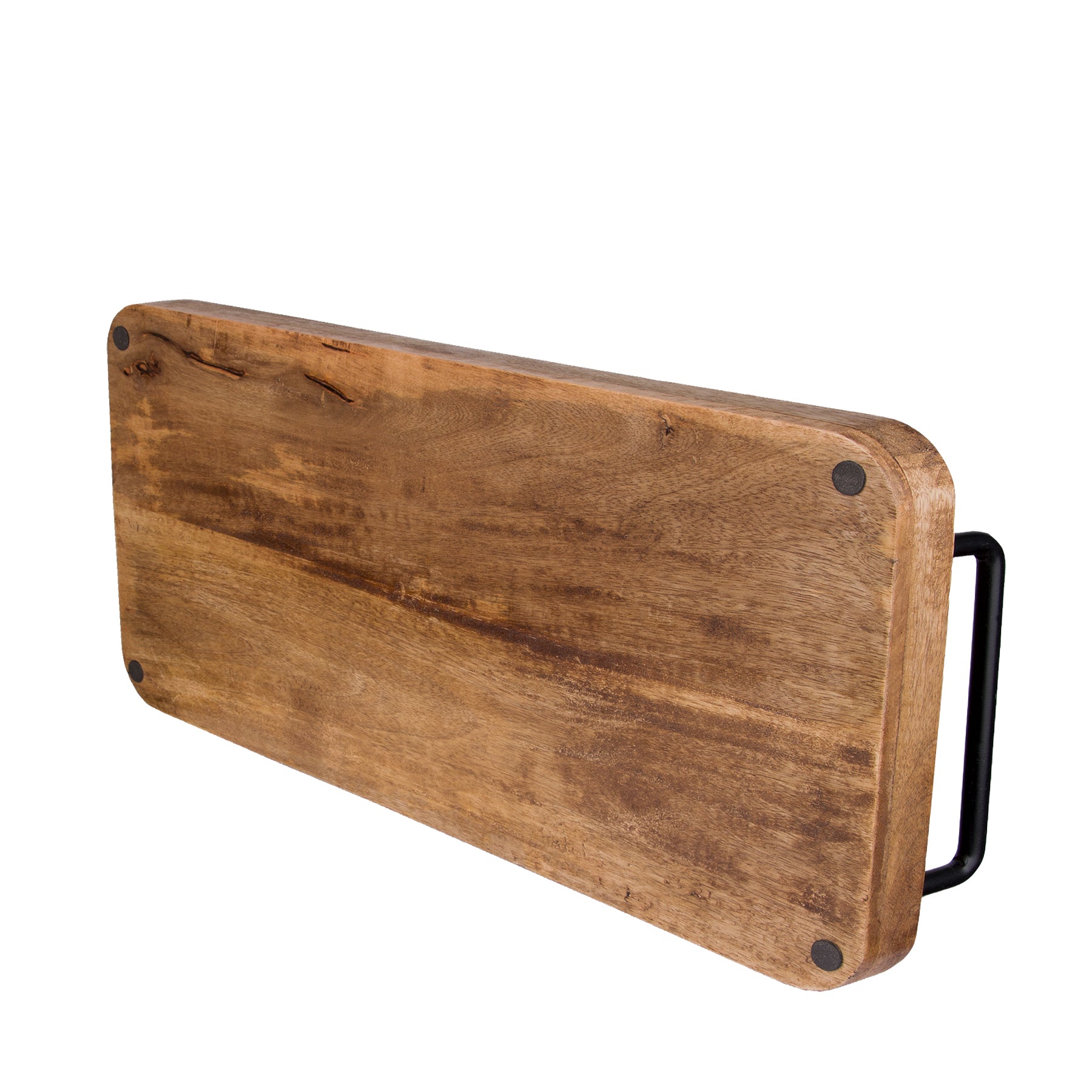 BigDean Küche Serviertablett Mangoholz 50x25cm Vintage Unikat