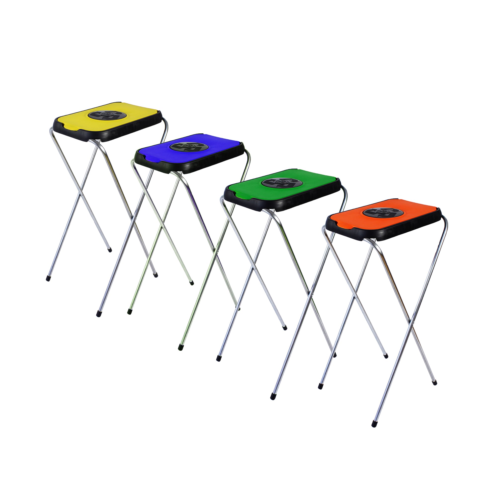 BigDean Haushalt SwingFix Müllsackständer 120L Blau mit Deckel