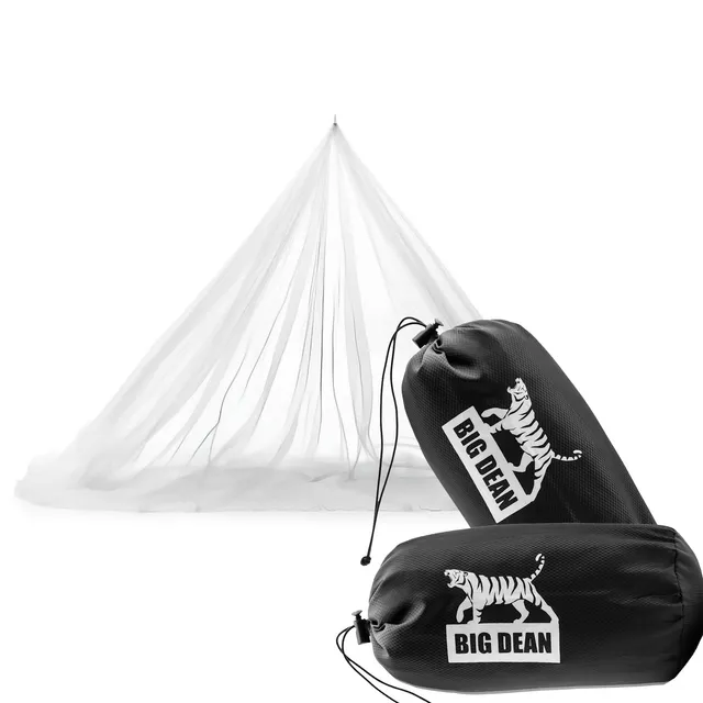 BigDean Moskitonetz XL transparent 2 Stück Mückennetz Bett
