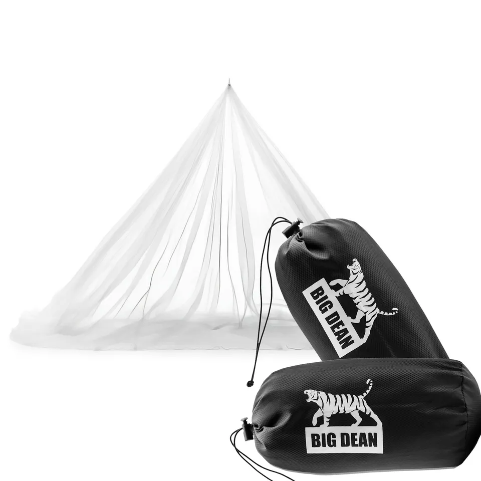 BigDean Moskitonetz XL transparent 2 Stück Mückennetz Bett