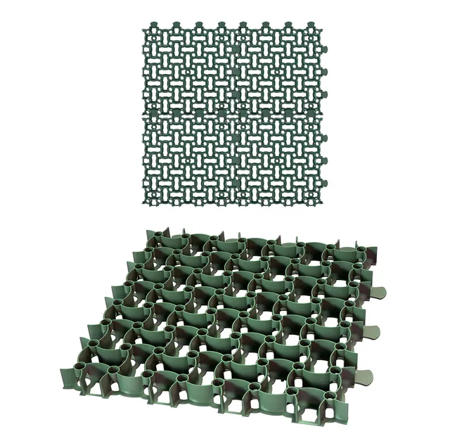 BigDean Rasengitter 50x50 Paddockplatte grün 4 Stück 1m² befahrbar