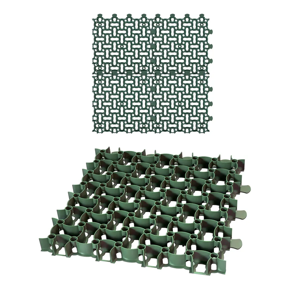 BigDean Rasengitter 50x50 Paddockplatte grün 4 Stück 1m² befahrbar