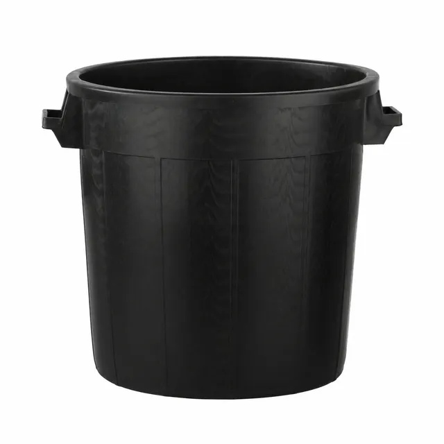BigDean Universaltonne 50 Liter ohne Deckel Schwarz