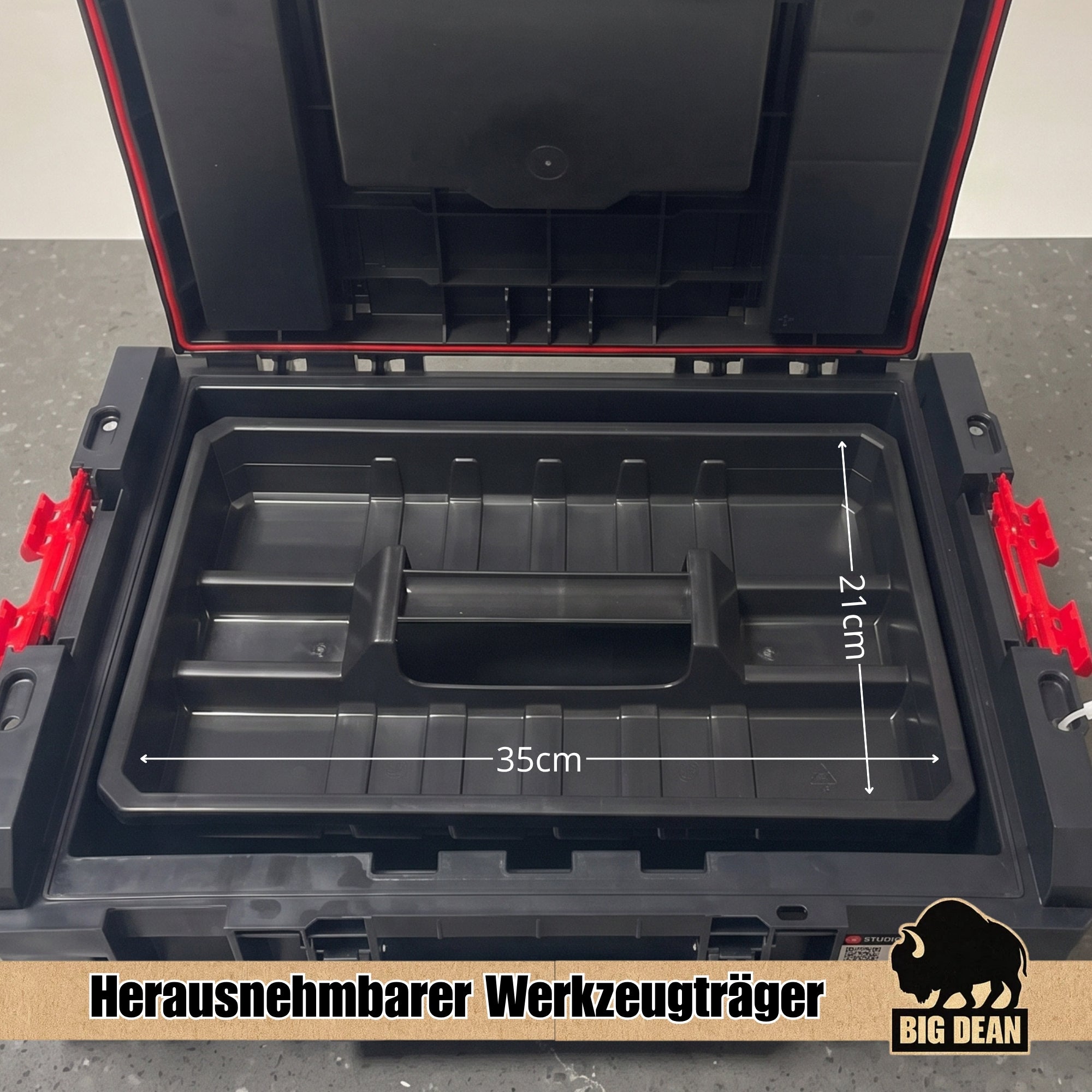 BigDean Werkzeug Qbrick Toolbox 2.0 19L modular 450mm
