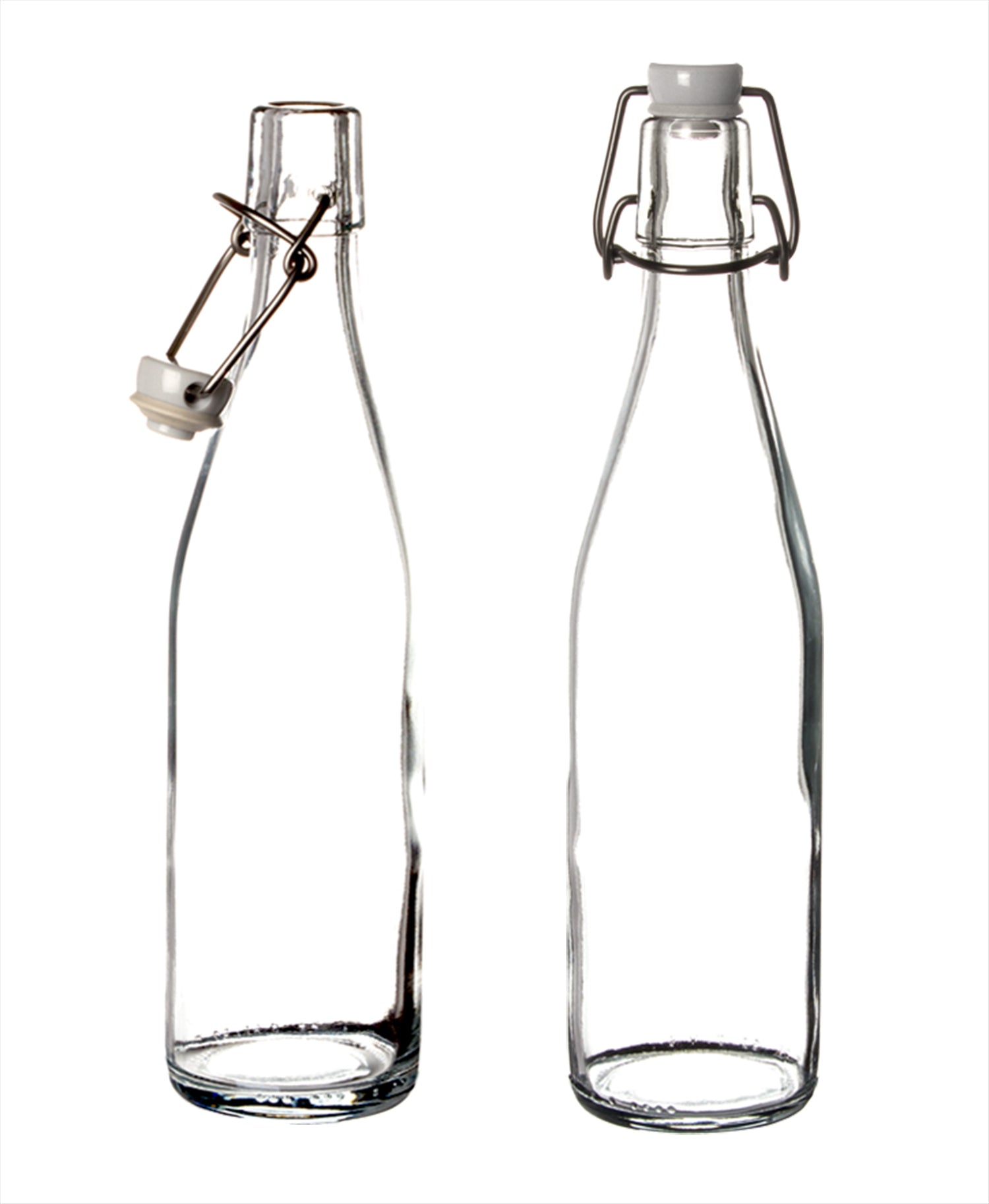 BigDean Glasflaschen Buegelverschluss 500ml 12er Set