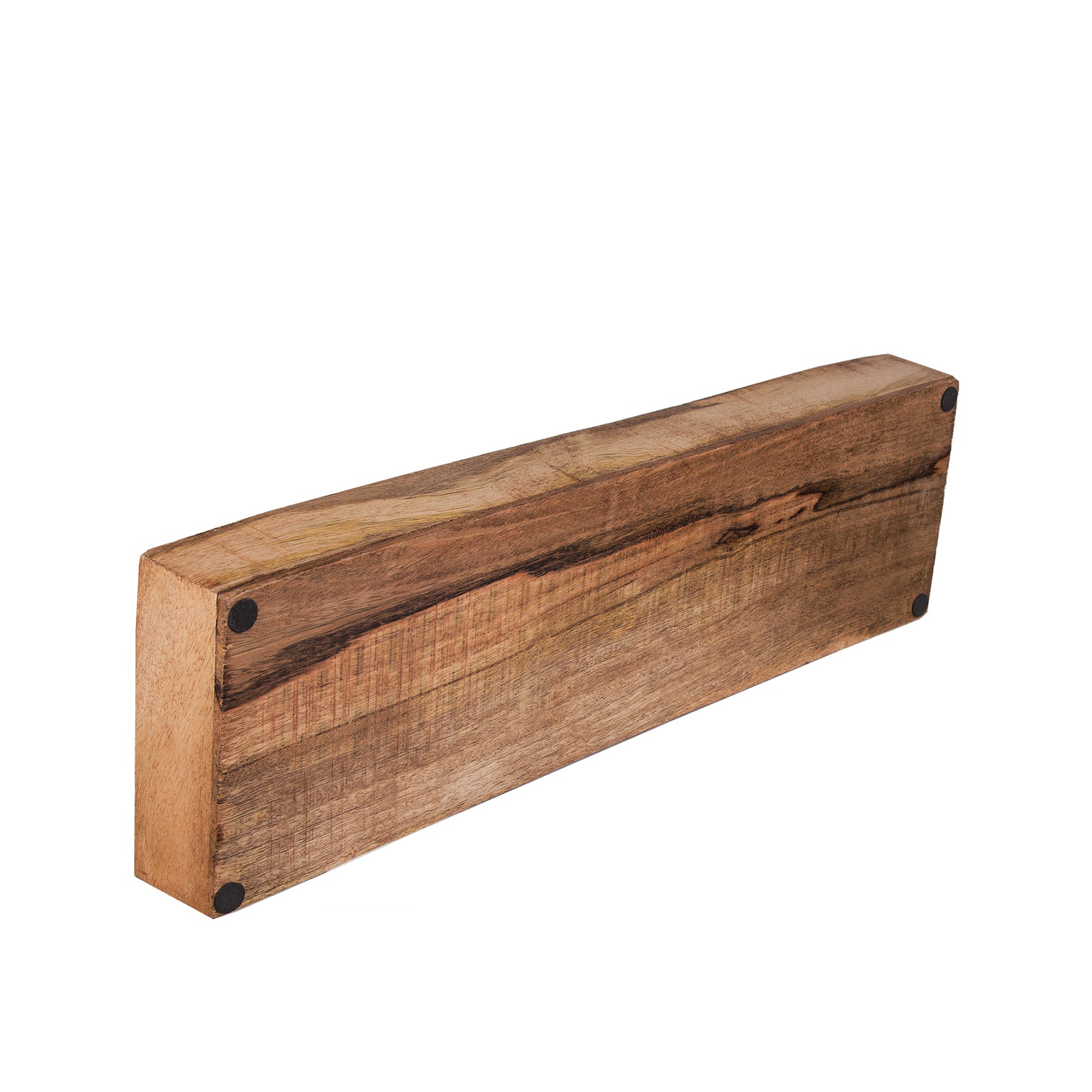 BigDean Tablett Mangoholz 50cm Vintage Holztablett Unikat