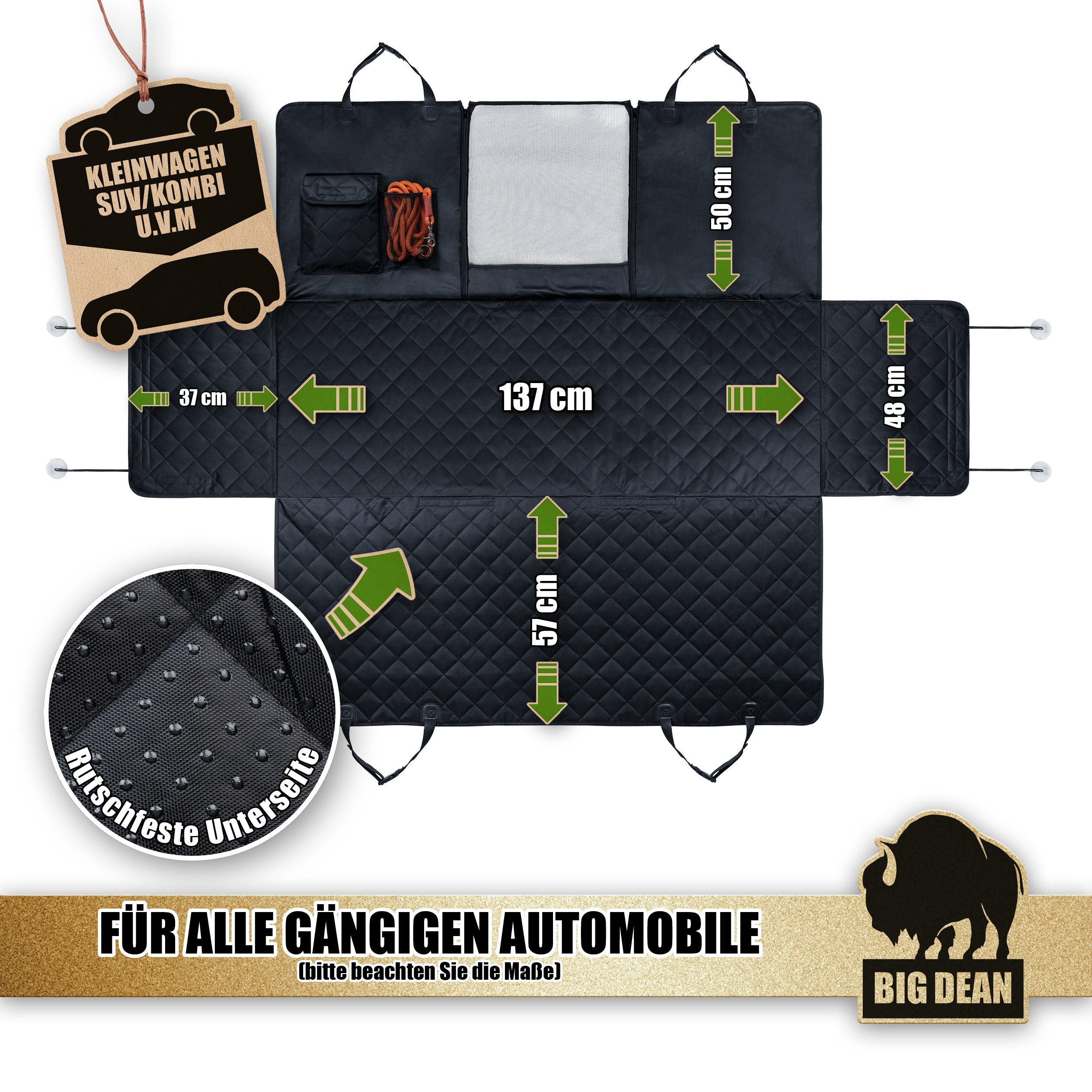 BigDean Haushalt Hundedecke Auto Rückbank Wasserabweisend