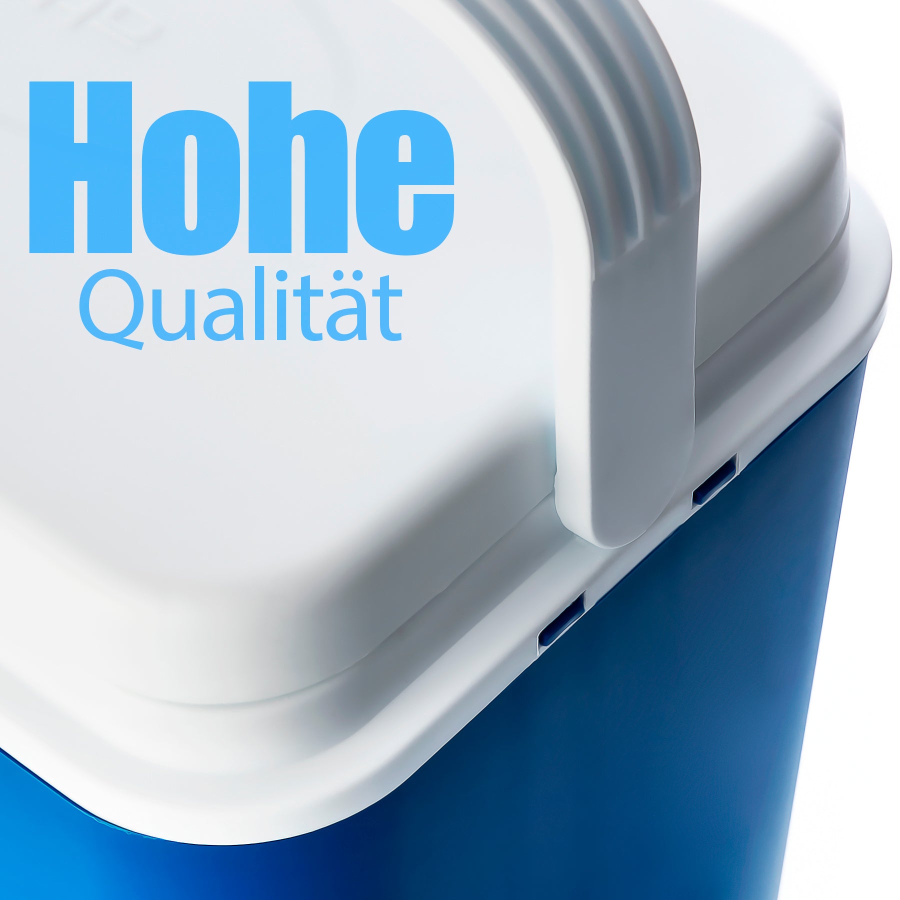 BigDean Küche & Vorrat Kühlbox 24 Liter blau/weiß 14 Std