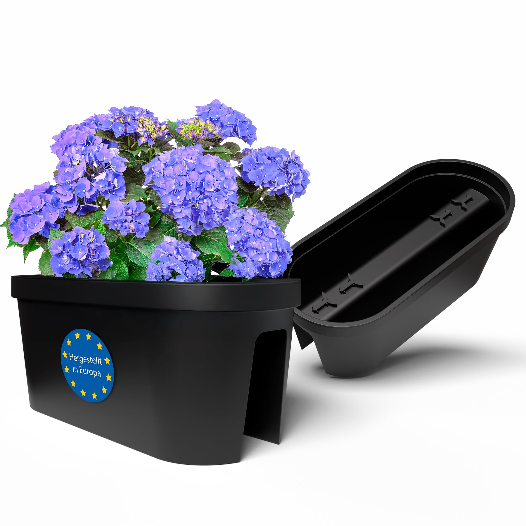 BigDean Garten Blumenkasten 60 cm Balkon Geländer 2 Stück