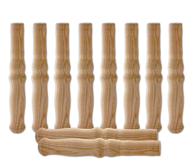 BigDean Garten & Außenbereich Holzgriffe Schubkarre 23,5cm 10 Stück