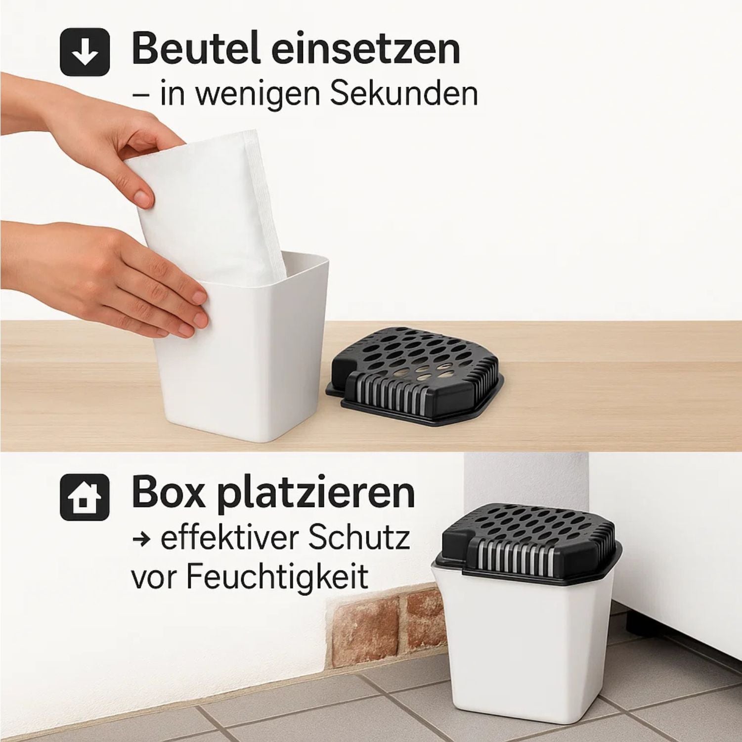BigDean Luftentfeuchter Nachfüllpack 8x680 g Granulat