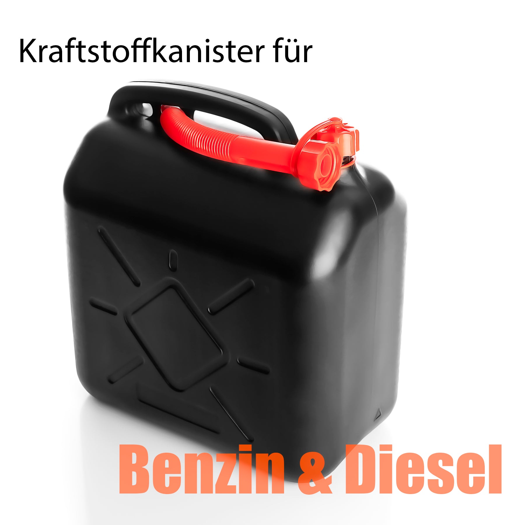 BigDean Benzinkanister 10L 2 Stück mit Ausgießer UN