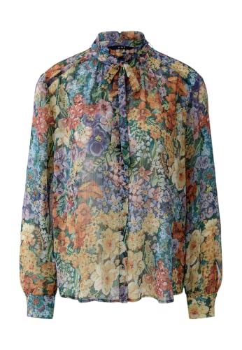 OUI Bluse Floral Gobelinprint gerade Damen