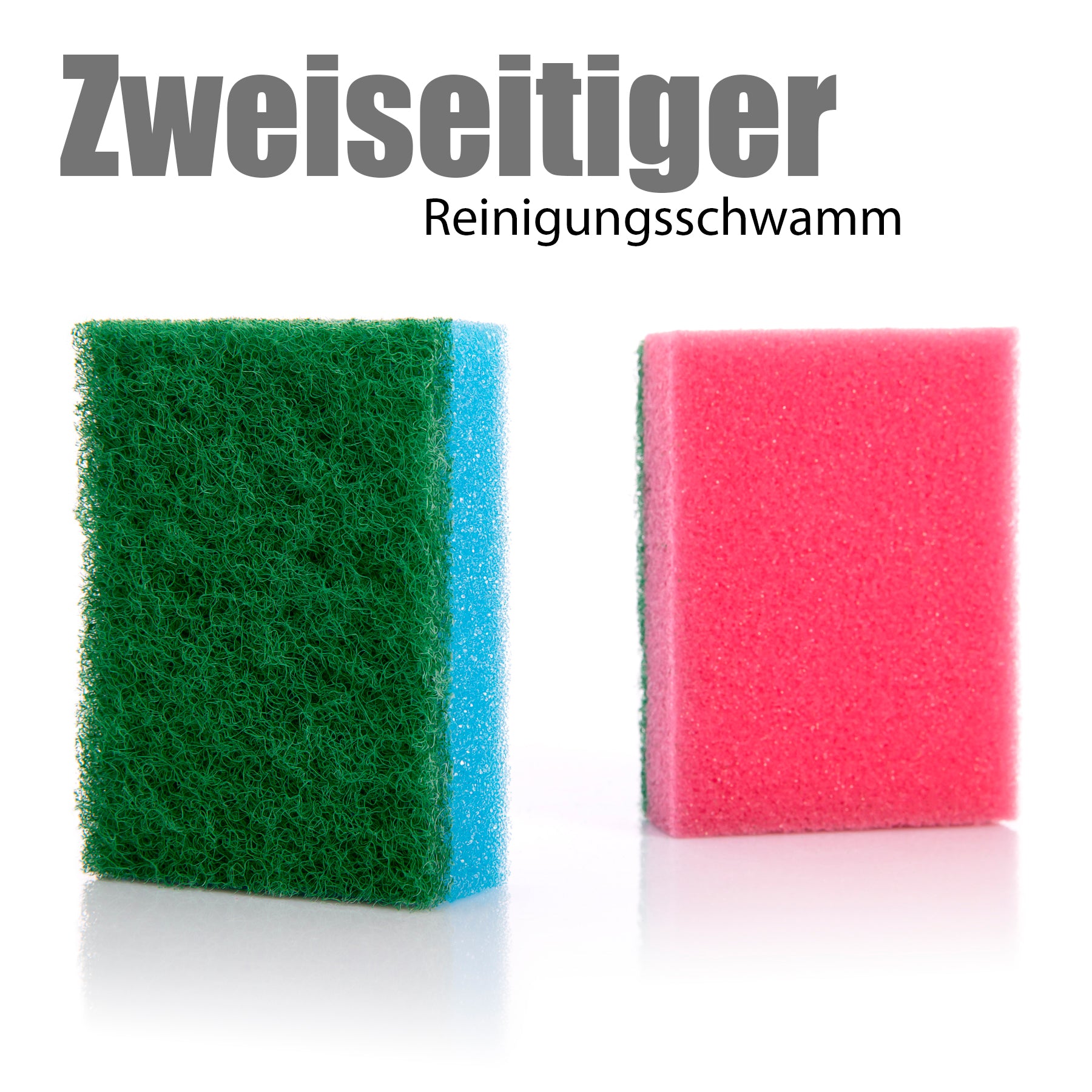 BigDean Bad & Reinigung Spülschwamm 100 Stück mehrfarbig zweiseitig