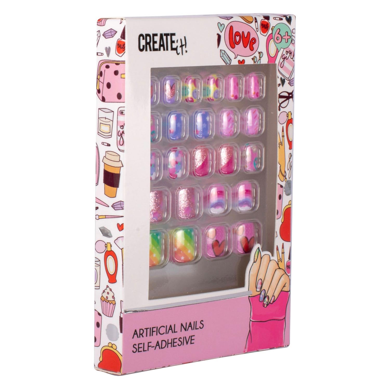 Create It Makeup Nageltjes Love Kunstnägel Kinder