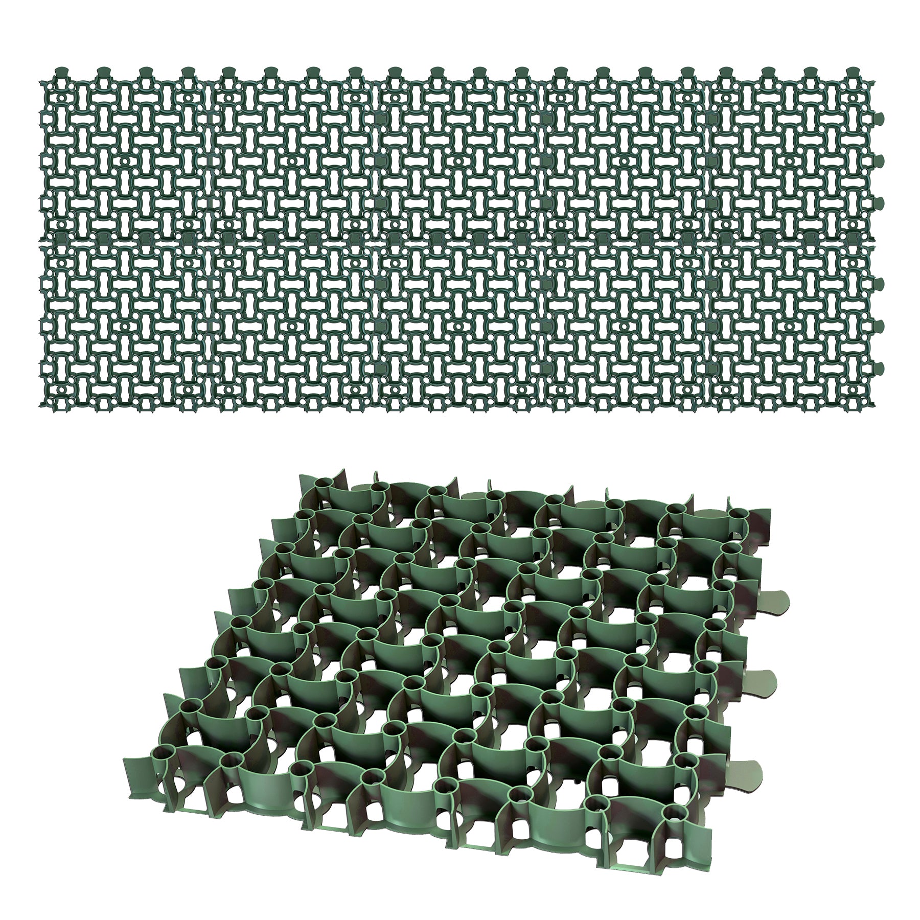 BigDean Rasengitter 50x50cm grün 10er Set 2,5m²